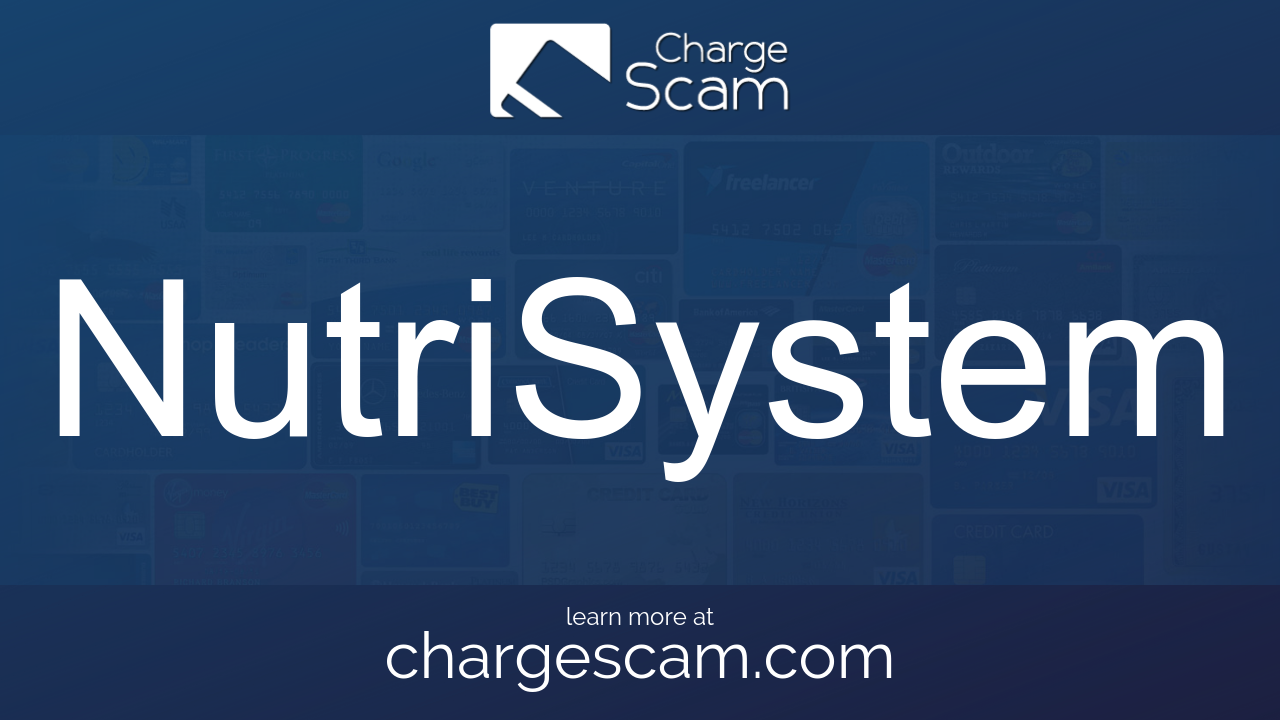 How to cancel Nutrisystem - chargescam.com